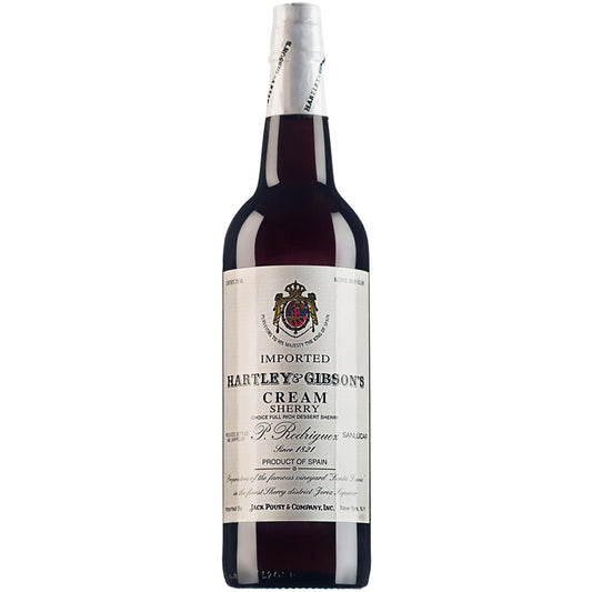 Hartley & Gibson Sherry Cream - 750ML - Front