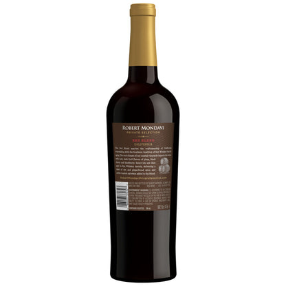 Robert Mondavi Private Selection Red Blend Aged In Rye Barrels Califor - 750ML - Back