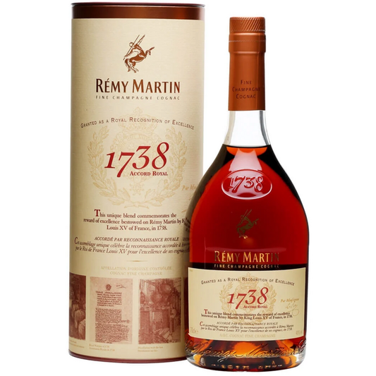 Remy Martin Fine Champagne Cognac 1738 Accord Royal 80 - 1.0L - Front