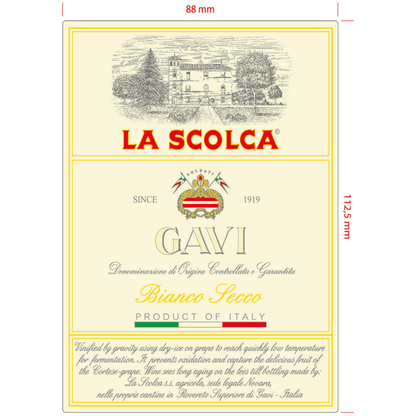 La Scolca Gavi Bianco Secco White Label 2024 - 750ML