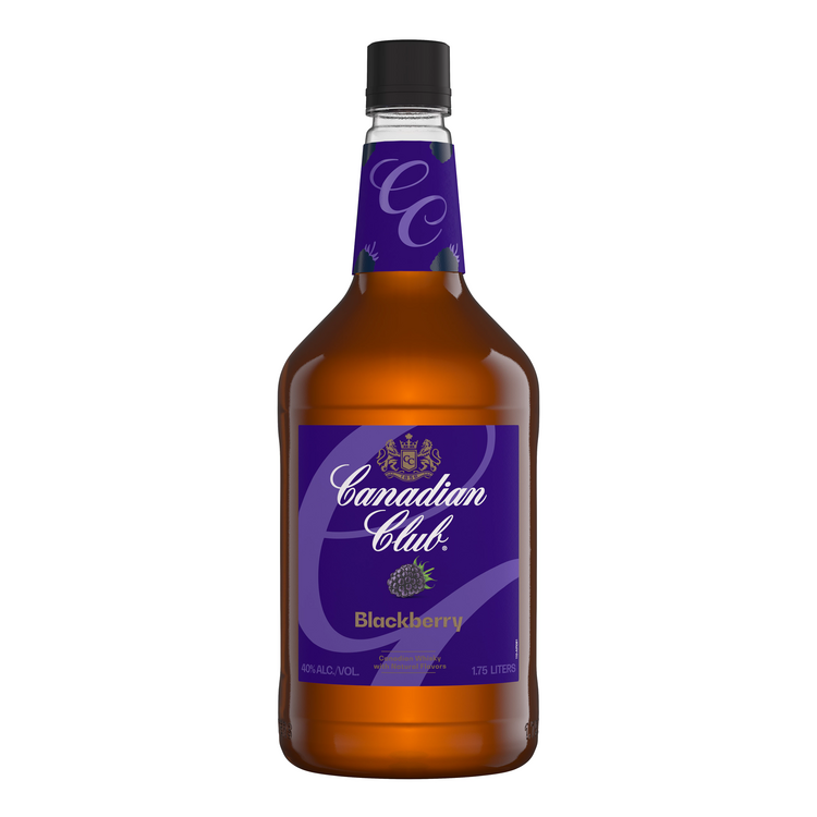 Canadian Club Blackberry Flavored Whisky 80 - 1.75L - Front