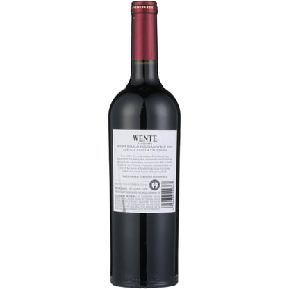 Wente Vineyards Red Wine Mount Diablo Highlands Central Coast - 750ML