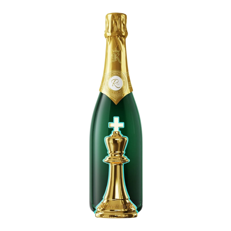 Le Chemin Du Roi Champagne Brut Luminous Label - 750ML - Front