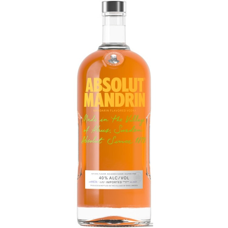 Absolut Orange Flavored Vodka Mandrin 80 - 1.75L