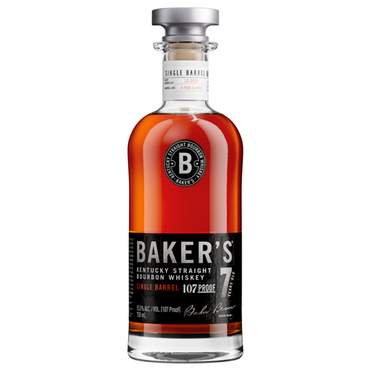 Baker's Straight Bourbon Single Barrel 7 Yr 107 - 750ML - Front
