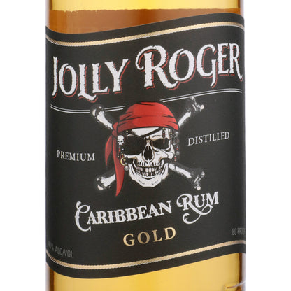 Jolly Roger Gold Rum 80 - 750ML - Front Label