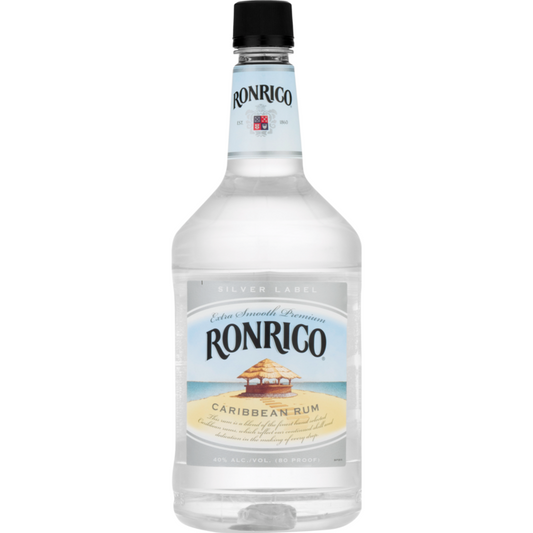 Ronrico Light Rum Silver Label 80 - 1.75L - Front
