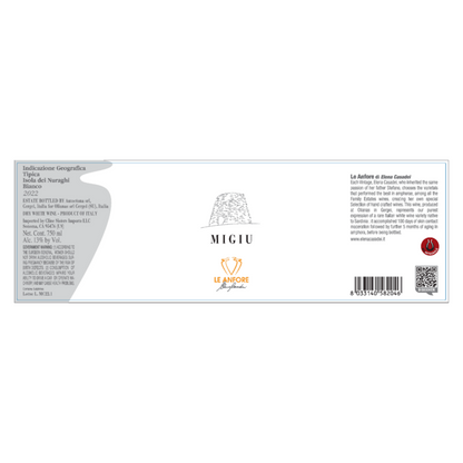 Le Anfore Vin Blanc Migiu Isola Dei Nuraghi 2022 - 750ML - Front Label