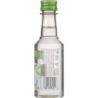 Smirnoff Apple Flavored Vodka Green Apple 60 - 50ML - Back