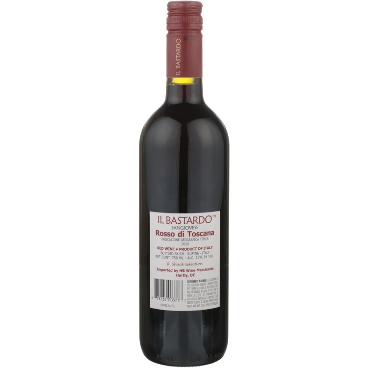 Il Bastardo Sangiovese Di Toscana - 750ML - Back