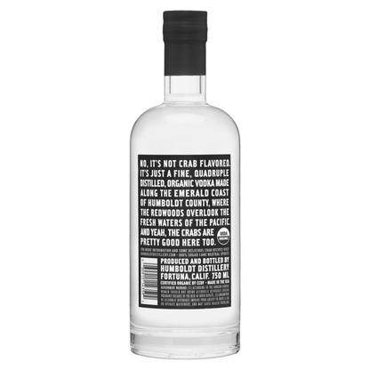 Humboldt Distillery Vodka Small Batch Limited Release 80 - 750ML - Back