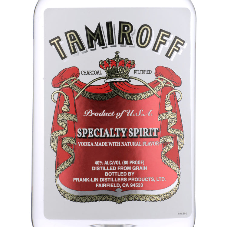 Tamiroff Vodka 80 - 200ML - Front Label