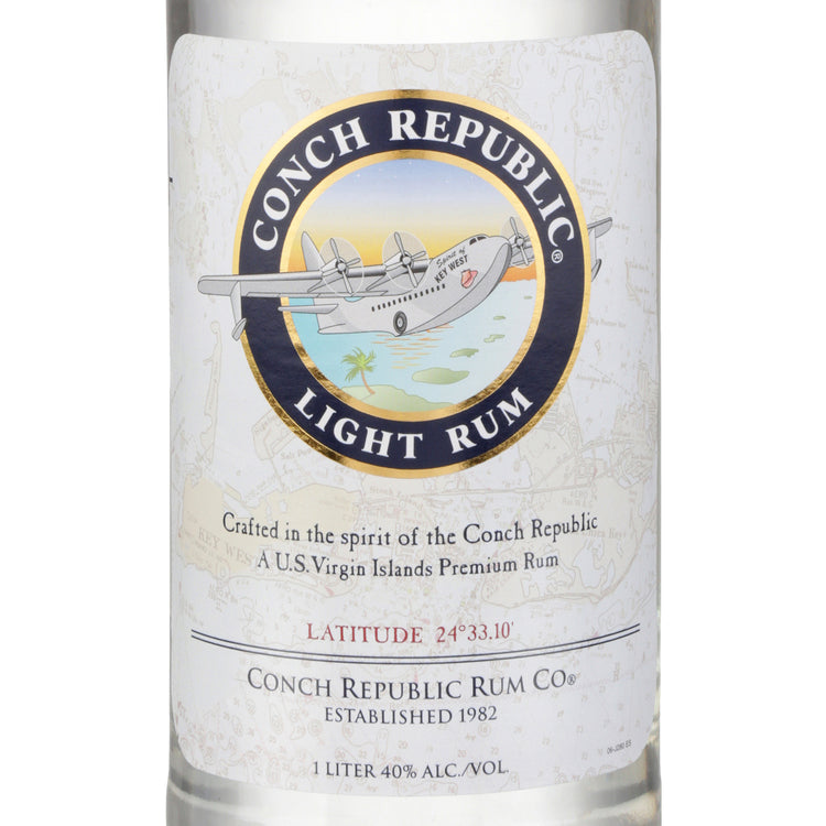 Conch Republic Light Rum Islamorada 80 - 1.0L - Front Label