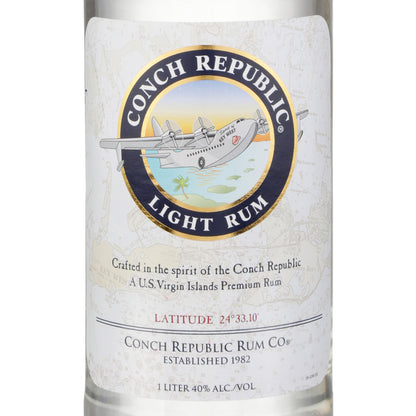 Conch Republic Light Rum Islamorada 80 - 1.0L - Front Label