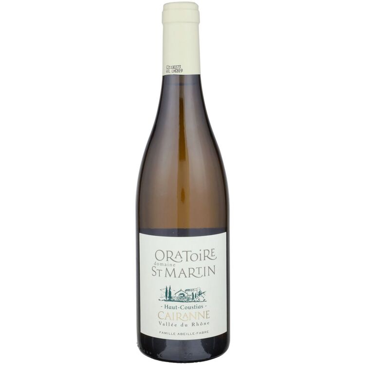 Oratoire St Martin Cairanne Blanc Haut Coustias 2019 - 750ML - Front