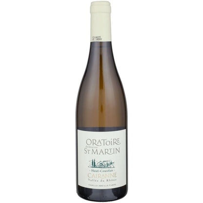 Oratoire St Martin Cairanne Blanc Haut Coustias 2019 - 750ML - Front