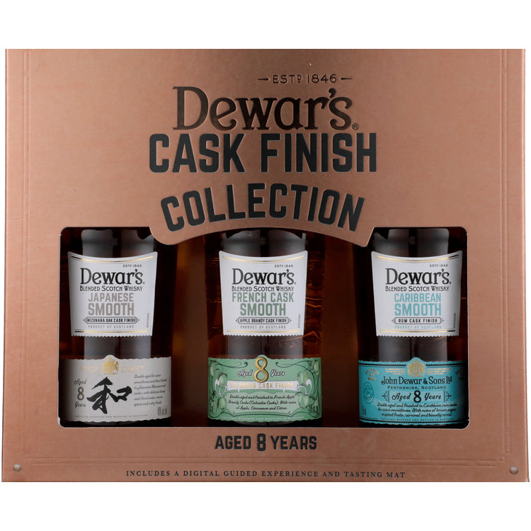 Dewar'S Blended Scotch Whisky Combo 1 Each Japanese Oak Cask 8yr 80, C - 375ML