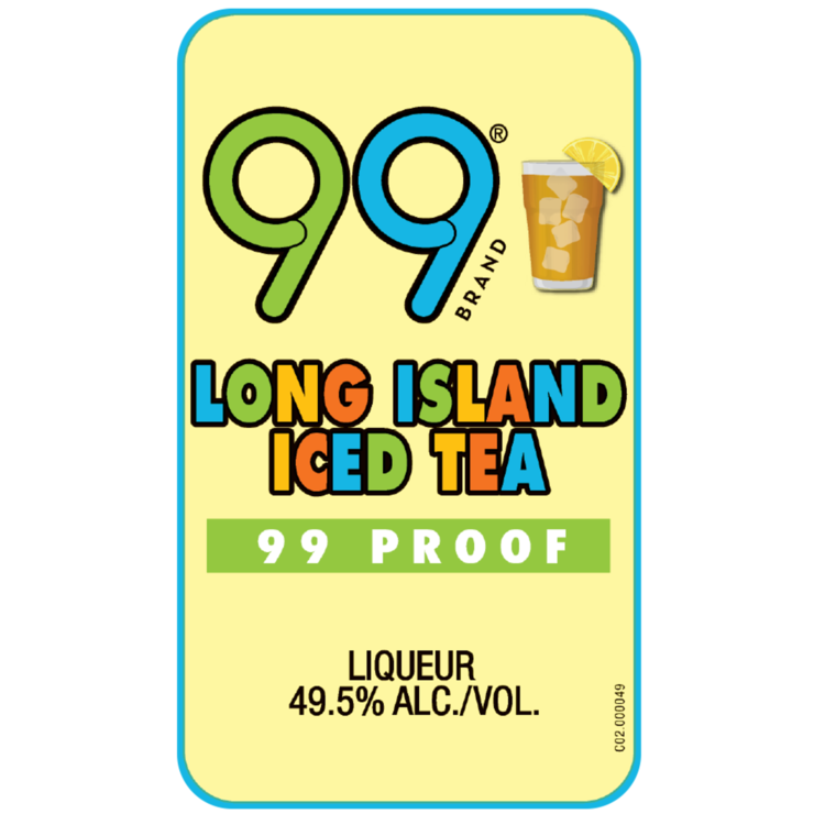 99 Brand Long Island Iced Tea Liqueur 99 - 200ML - Front Label