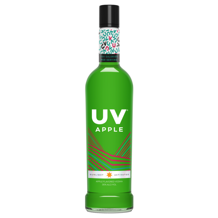 Uv Apple Flavored Vodka 60 - 750ML - Front
