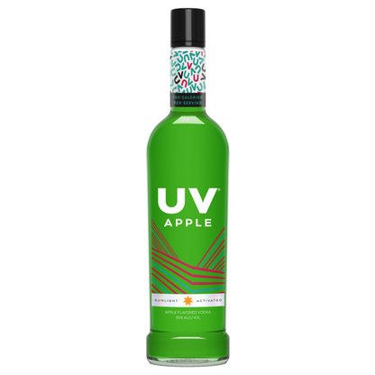 Uv Apple Flavored Vodka 60 - 750ML - Front