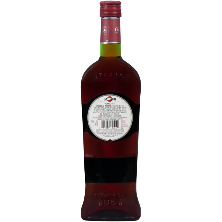 Martini Vermouth Rosso - 750ML - Back
