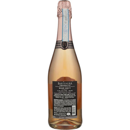Bartenura Prosecco Brut Rose - 750ML - Back