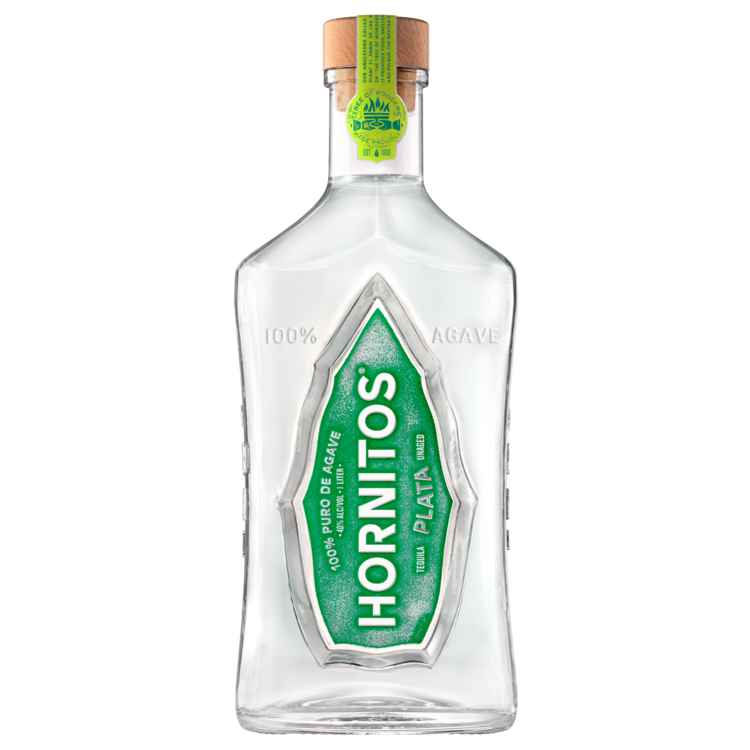 Hornitos Tequila Plata 80 - 1.0L - Front