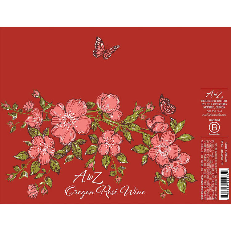 A To Z Wineworks Rose Wine Oregon 2023 - 750ML