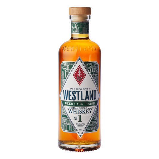 Westland American Single Malt Whiskey Beer Cask Finish Batch No 1 92 - 700ML - Front