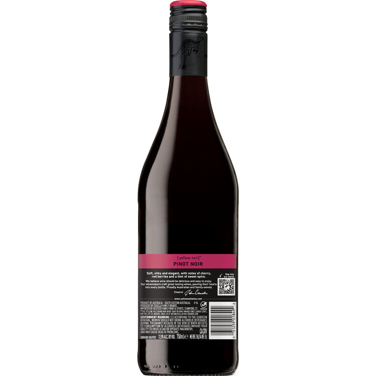 Yellow Tail Pinot Noir South Eastern Australia - 750ML - Back