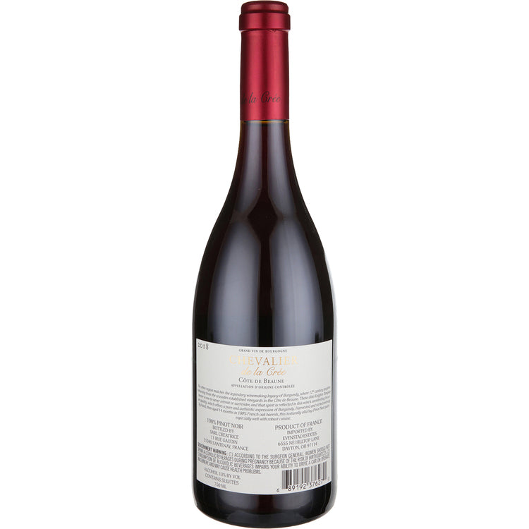 Chevalier De La Cree Cote De Beaune Rouge Knights Templar Cuvee 2018 - 750ML