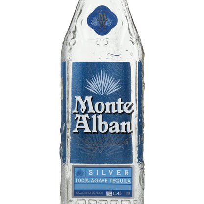 Monte Alban Tequila Silver 80 - 1.0L - Front Label