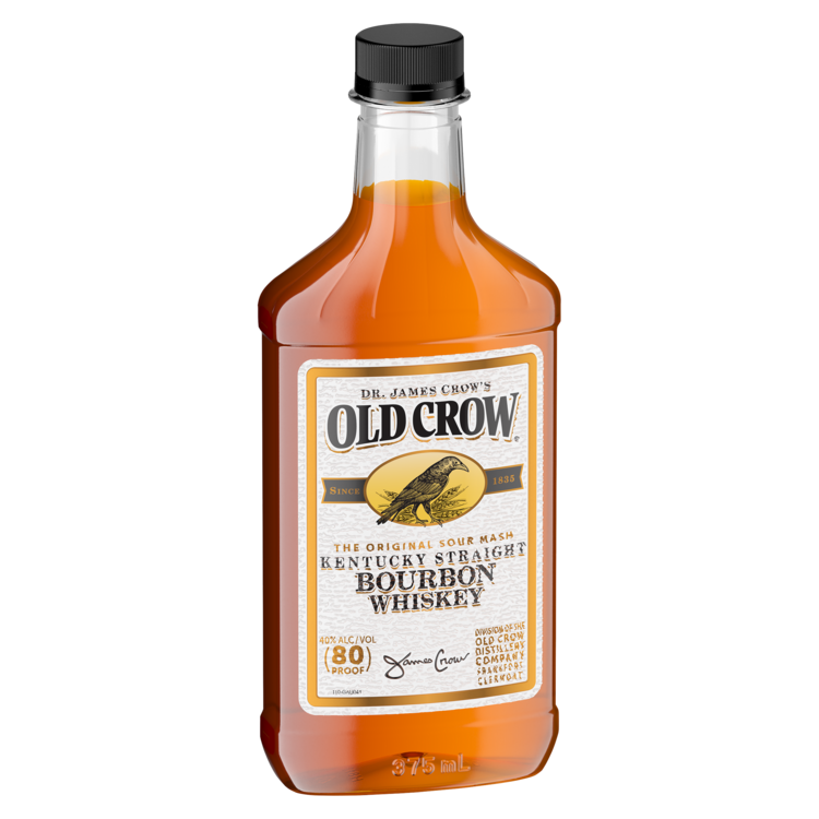 Old Crow Straight Bourbon 3 Yr 80 - 375ML - Front Label