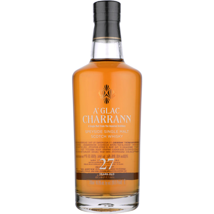 A'Glac Charrann Single Malt Scotch Secret Speyside 27 Yr 99.6 - 700ML - Front