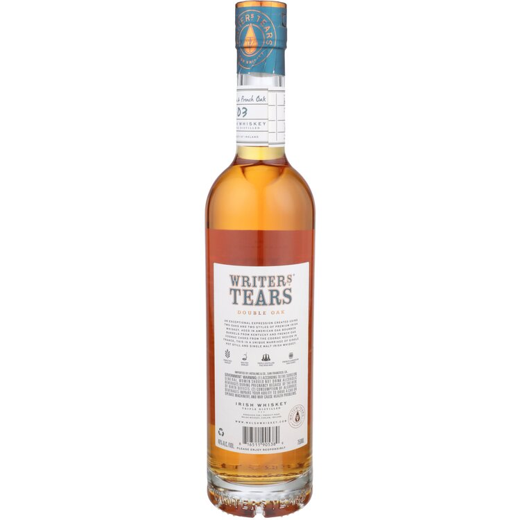 Writers Tears Blended Irish Whiskey Double Oak 92 - 750ML