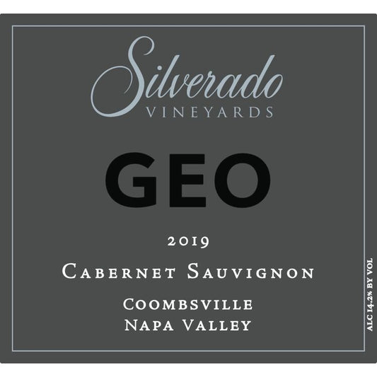 Silverado Vineyards Cabernet Sauvignon Geo Coombsville 2019 - 750ML - Front Label