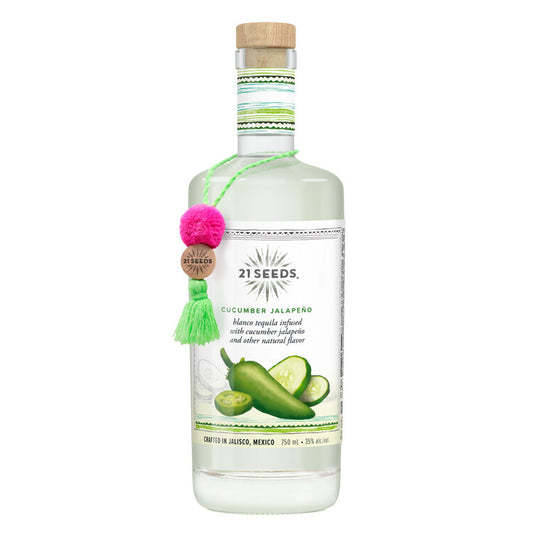 21 Seeds Cucumber Jalapeno Infused Blanco Tequila Flavored Tequila 70 - 750ML
