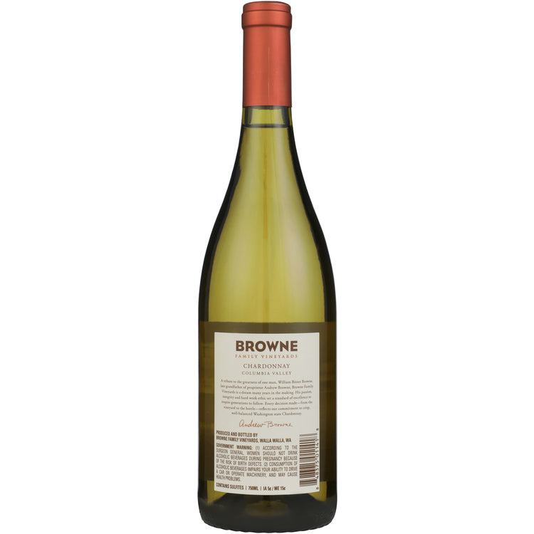 Browne Family Vineyards Chardonnay Family Vineyards Columbia Valley 20 - 750ML