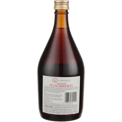 Gekkeikan Plum Wine - 750ML - Back