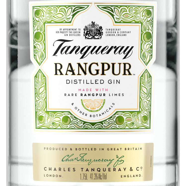 Tanqueray Distilled Gin Rangpur 82.6 - 1.75L - Front Label