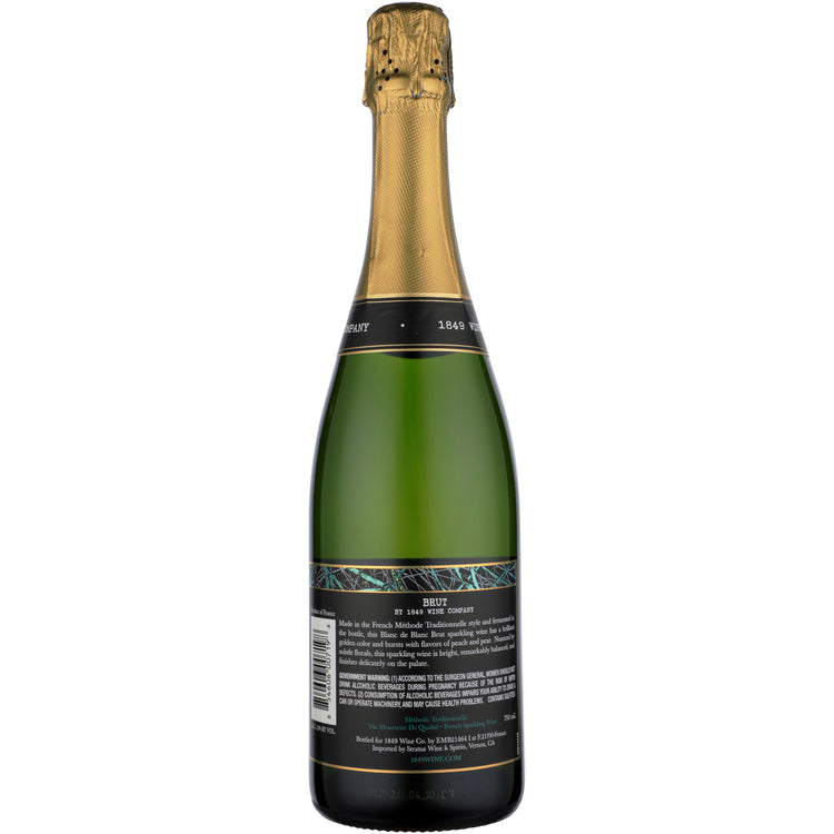 1849 Wine Company Brut France - 750ML - Back