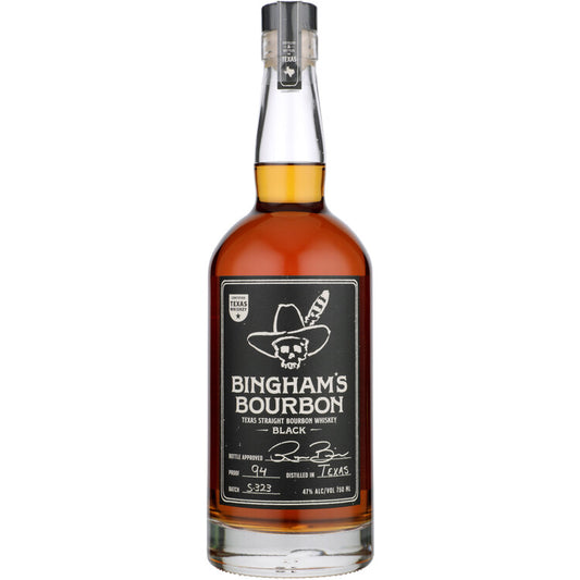 Binghams Bourbon Straight Bourbon Black 5 Yr 90 - 750ML - Front