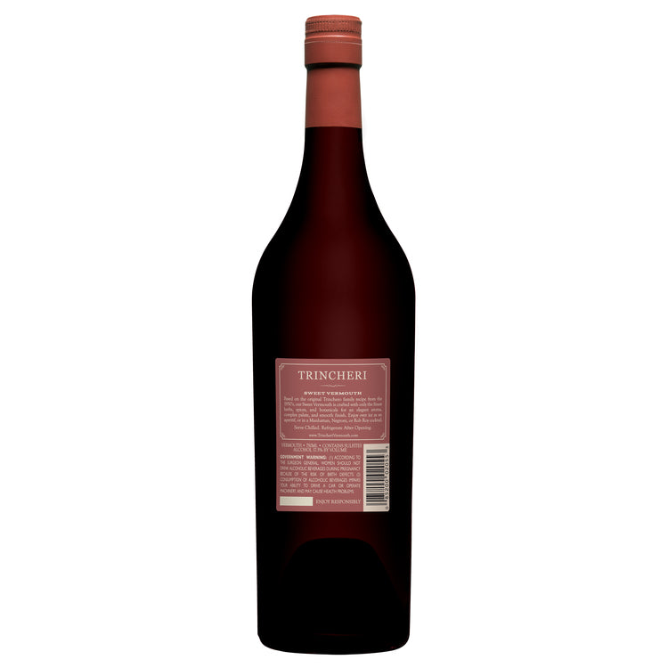 Trincheri Vermouth Rosso - 750ML - Back
