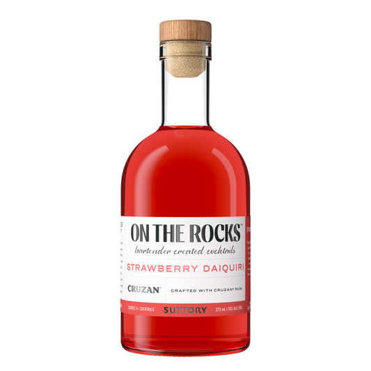 Otr-On The Rocks Strawberry Daiquiri Cruzan 40 - 375ML - Front