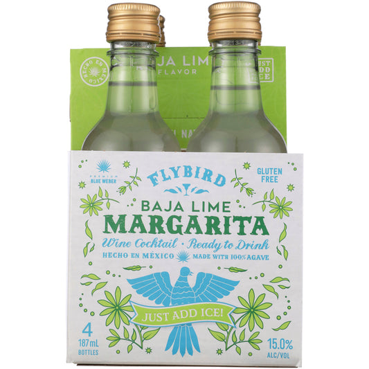 Flybird Baja Lime Margarita Wine Based Cocktail - 187ML