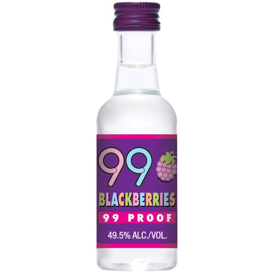 99 Brand Blackberry Schnapps 99 - 50ML - Front