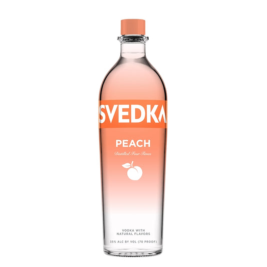 Svedka Peach Flavored Vodka 70 - 1.0L - Front