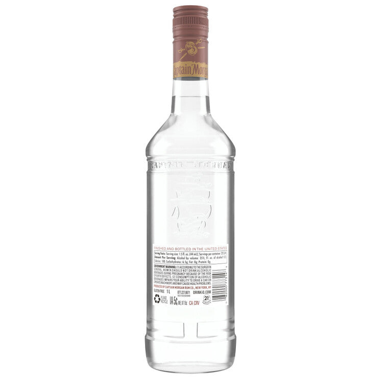 Captain Morgan Coconut Flavored Rum Caribbean Coconut 70 - 1.0L - Back