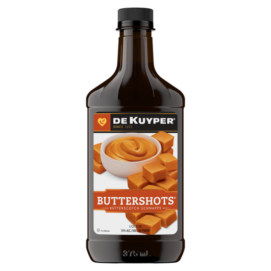 Dekuyper Butterscotch Schnapps Buttershots 30 - 375ML - Front