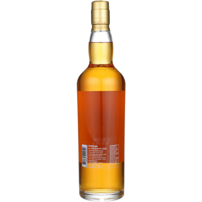 Kavalan Single Malt Whisky Ex Bourbon Cask 92 - 750ML - Back